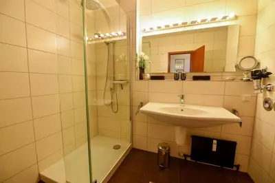 Ein Badezimmer in der Unterkunft Haus 