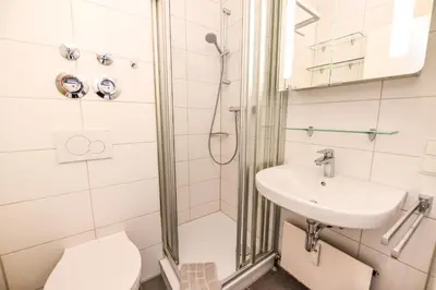 Ein Badezimmer in der Unterkunft Haus 