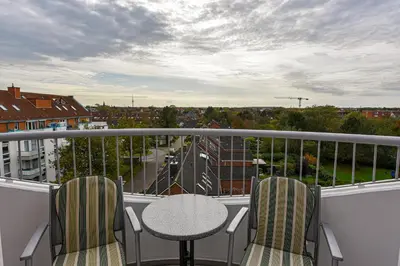 Ein Balkon oder eine Terrasse in der Unterkunft 