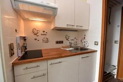 Küche/Küchenzeile in der Unterkunft Haus 