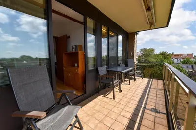 Ein Balkon oder eine Terrasse in der Unterkunft Haus 