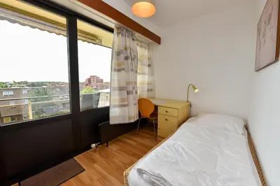 Ein Bett oder Betten in einem Zimmer der Unterkunft Haus 