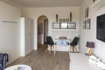 Ein Sitzbereich in der Unterkunft Haus 