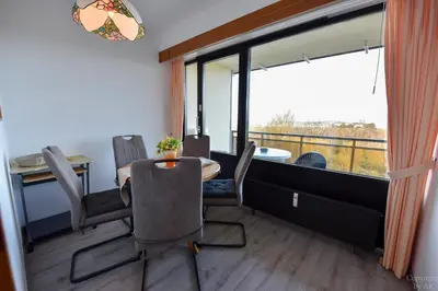 Ein Sitzbereich in der Unterkunft Haus 