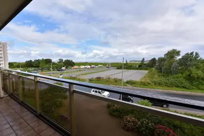 Ein Balkon oder eine Terrasse in der Unterkunft Haus 