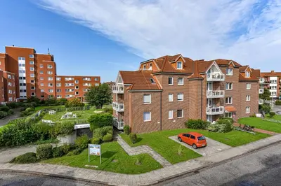 Das Gebäude in dem sich die Ferienwohnung befindet