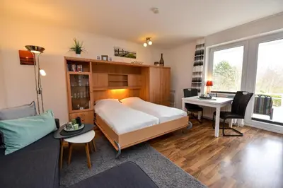 Ein Bett oder Betten in einem Zimmer der Unterkunft 