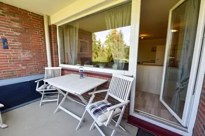 Ein Balkon oder eine Terrasse in der Unterkunft 