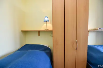 Ein Bett oder Betten in einem Zimmer der Unterkunft 