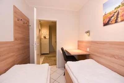 Ein Bett oder Betten in einem Zimmer der Unterkunft 