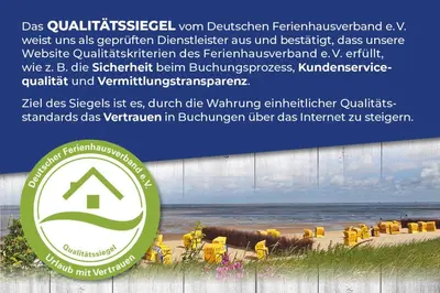 Ein Zertifikat, Auszeichnung, Logo oder anderes Dokument, das in der Unterkunft 