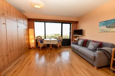Ein Sitzbereich in der Unterkunft Haus 
