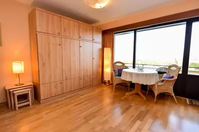 Ein Sitzbereich in der Unterkunft Haus 