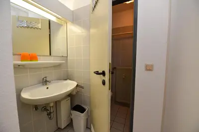Ein Badezimmer in der Unterkunft Appartementhaus 