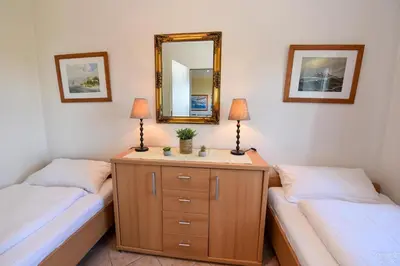 Ein Bett oder Betten in einem Zimmer der Unterkunft 