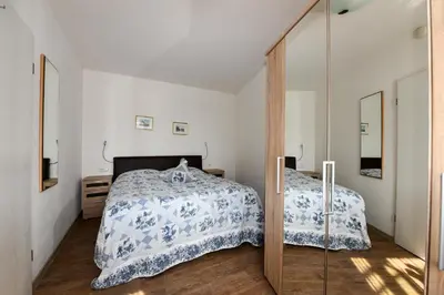 Ein Bett oder Betten in einem Zimmer der Unterkunft 