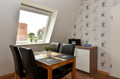 Küche/Küchenzeile in der Unterkunft Haus 