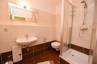Ein Badezimmer in der Unterkunft Haus 