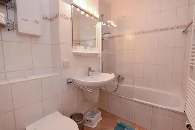 Ein Badezimmer in der Unterkunft Haus 
