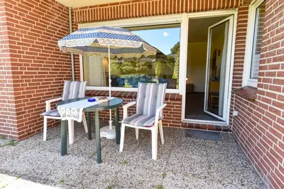 Ein Patio oder anderer Außenbereich in der Unterkunft Haus 