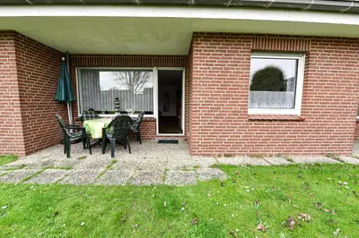 Das Gebäude in dem sich die Ferienwohnung befindet