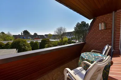 Ein Balkon oder eine Terrasse in der Unterkunft Haus 