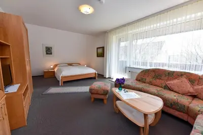 Ein Bett oder Betten in einem Zimmer der Unterkunft Haus 
