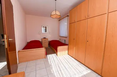 Ein Bett oder Betten in einem Zimmer der Unterkunft Haus 