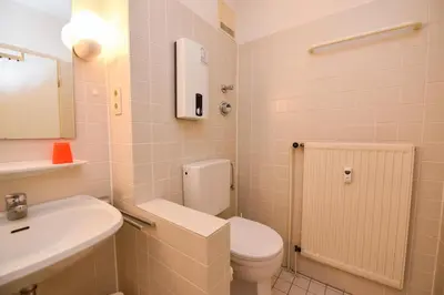 Ein Badezimmer in der Unterkunft 