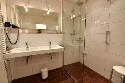 Ein Badezimmer in der Unterkunft Haus 