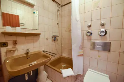Ein Badezimmer in der Unterkunft Haus 