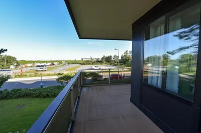Ein Balkon oder eine Terrasse in der Unterkunft Haus 