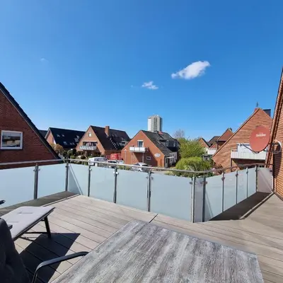 Das Gebäude in dem sich die Ferienwohnung befindet