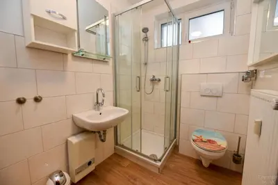 Ein Badezimmer in der Unterkunft Haus 