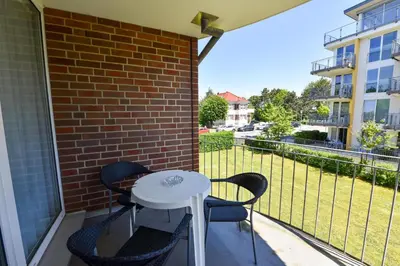 Ein Balkon oder eine Terrasse in der Unterkunft Haus 