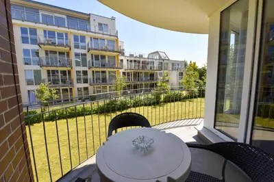 Ein Balkon oder eine Terrasse in der Unterkunft Haus 