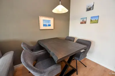 Ein Sitzbereich in der Unterkunft Haus 