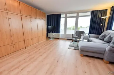 Ein Sitzbereich in der Unterkunft Haus 