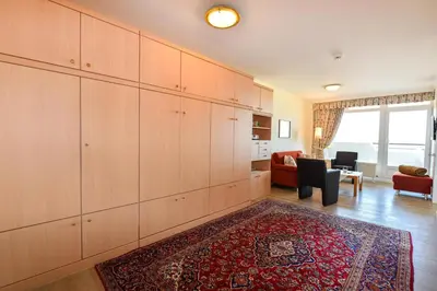 Ein Sitzbereich in der Unterkunft Haus 