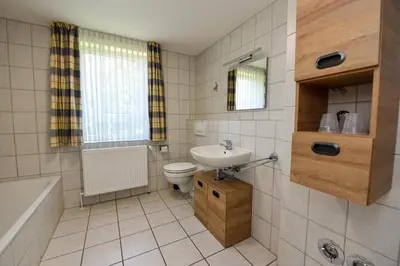 Ein Badezimmer in der Unterkunft Haus 