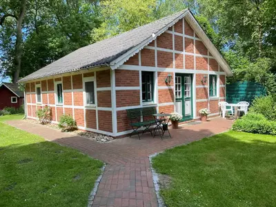 Ein Garten an der Unterkunft Ferienhaus Mangels