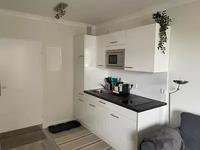 Küche/Küchenzeile in der Unterkunft Haus Elisabeth Fewo 5B