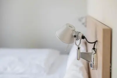 Ein Bett oder Betten in einem Zimmer der Unterkunft Haus Lütt Schick Apartment Mariekje