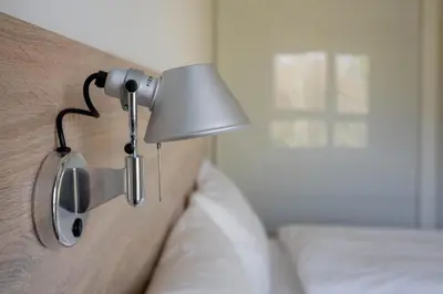 Ein Bett oder Betten in einem Zimmer der Unterkunft Haus Lütt Schick Apartment Beeke
