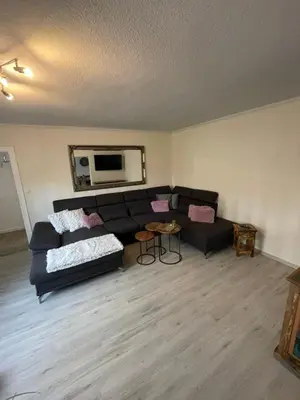 Ein Sitzbereich in der Unterkunft Haus Nordseeschatz Appartement 15 Große Schatzkiste 4 Personen