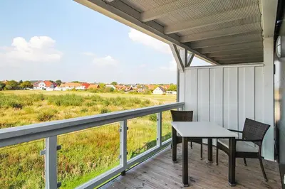 Ein Balkon oder eine Terrasse in der Unterkunft Resort Deichgraf Resort Deichgraf 27-15