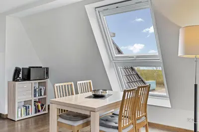 Die Bibliothek in der Ferienwohnung