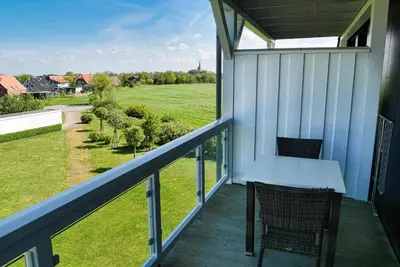 Ein Balkon oder eine Terrasse in der Unterkunft Resort Deichgraf Resort Deichgraf 31-12