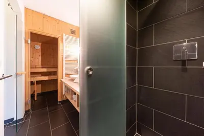 Ein Badezimmer in der Unterkunft Resort Deichgraf Resort Deichgraf 31-20
