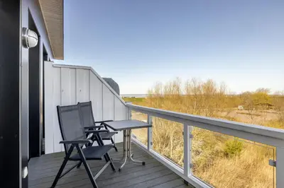 Ein Balkon oder eine Terrasse in der Unterkunft Resort Deichgraf Resort Deichgraf 27-21